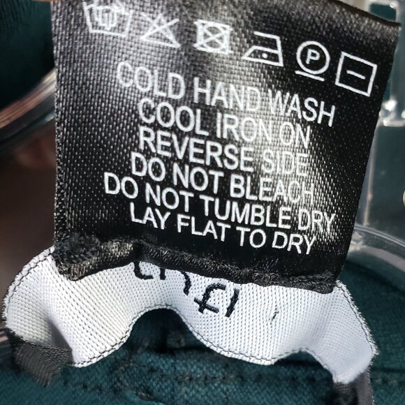 Ruti Forever Jacket Stretch Crosses Print Black Teal Size XS/S Goth Minimalist - Picture 11 of 15